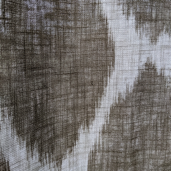 West Elm Neutral Pair of Beige Cream Brown Curtains Set (2) 46x92 - Picture 15 of 15